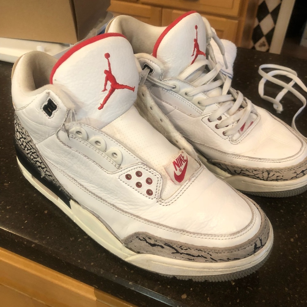 AIR JORDAN 3 RETRO "WHITE CEMENT 2003 RELEASE"